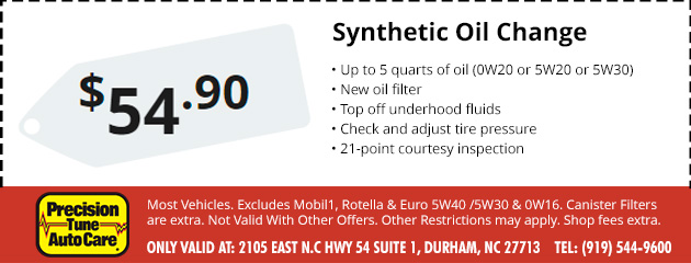 Synthetic Oil change